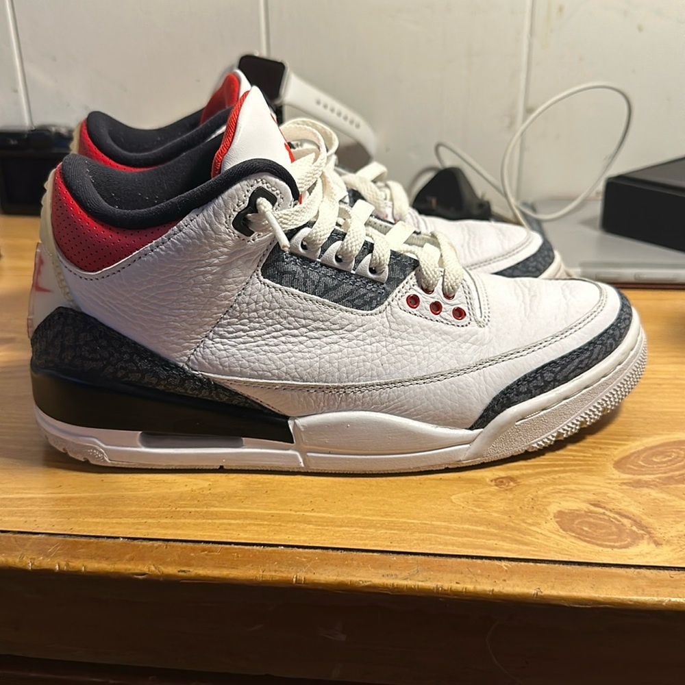 “Fire Red Denim” Jordan 3’s